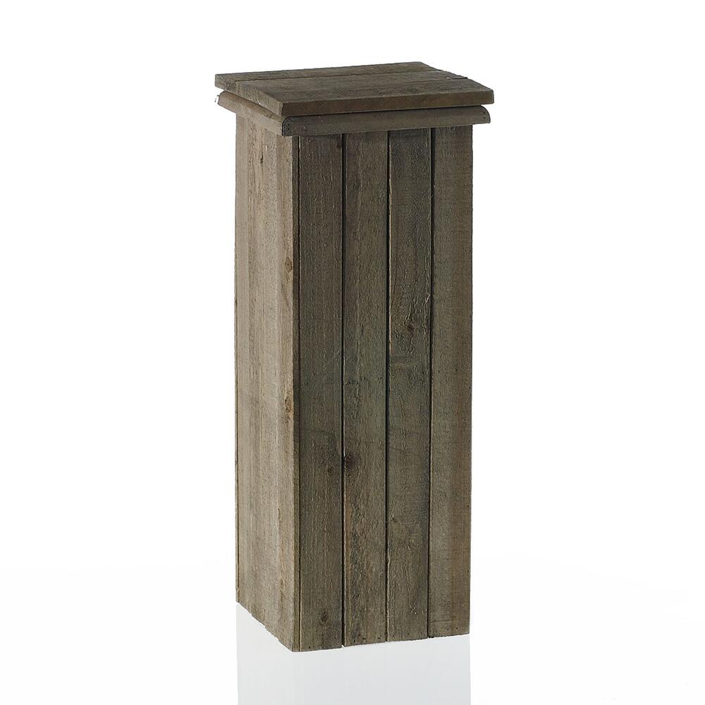 Rustic Wood Pedestal