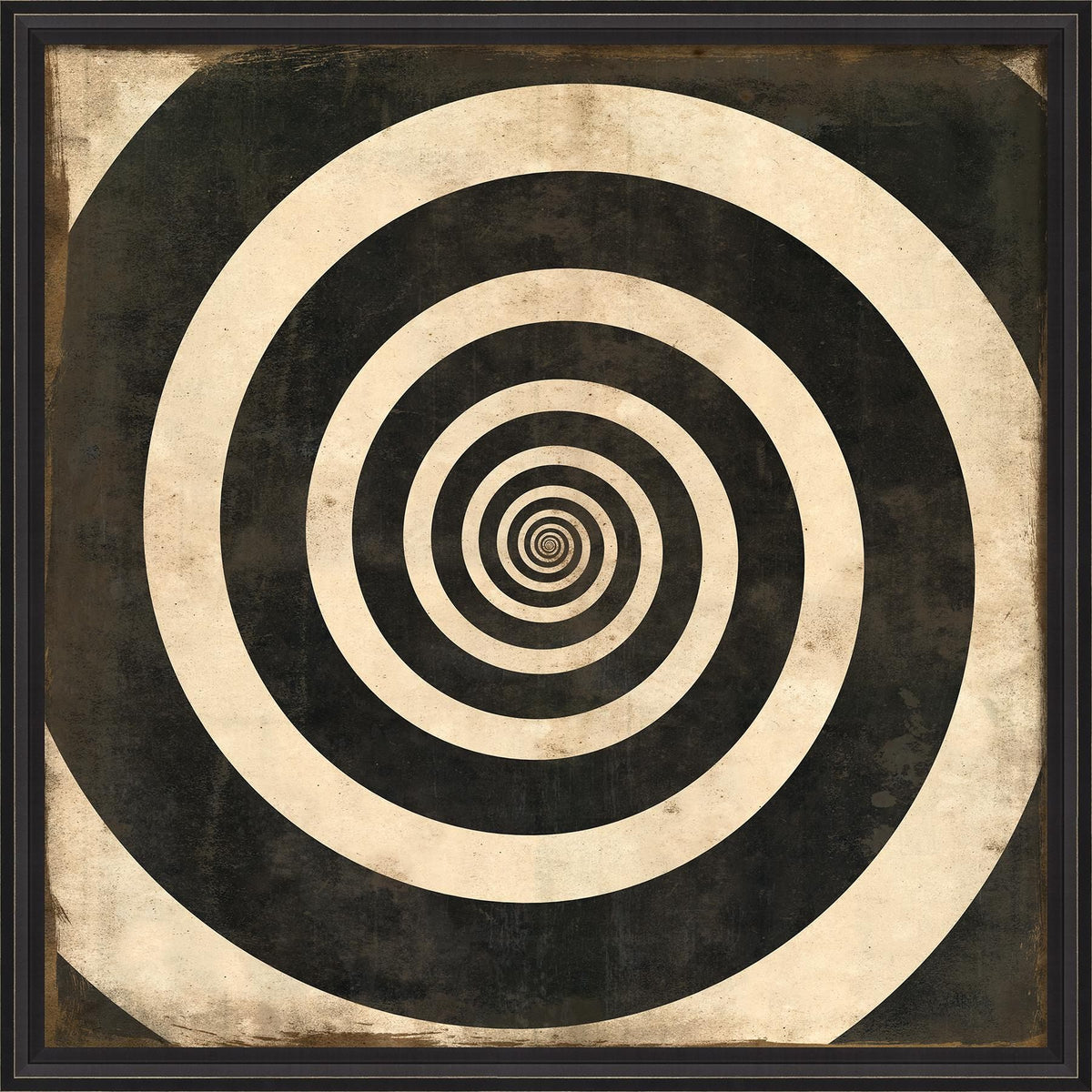 Hypnotic Spiral Framed