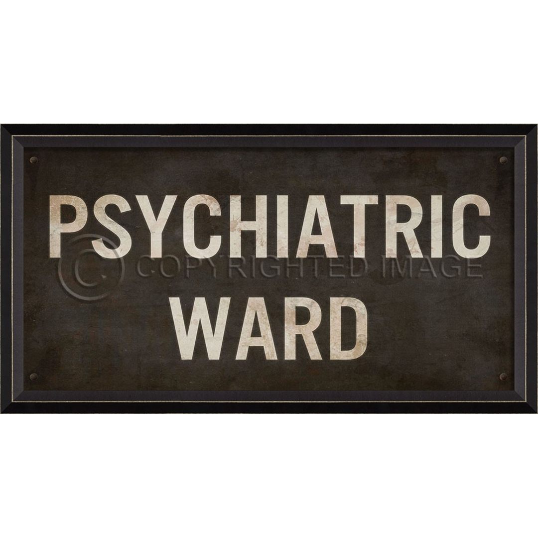 Psychiatric Ward Framed