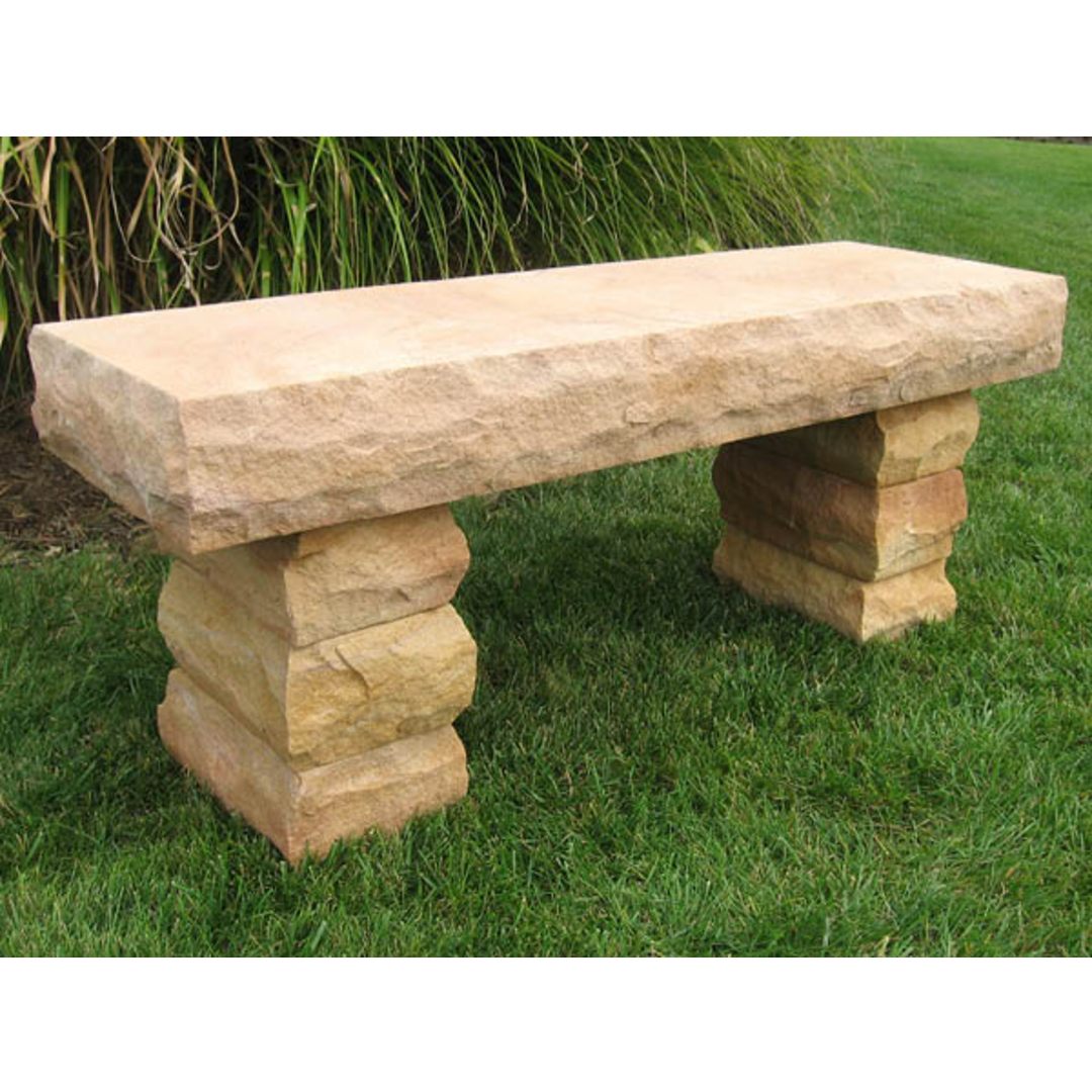 Sunset Sandstone Bench