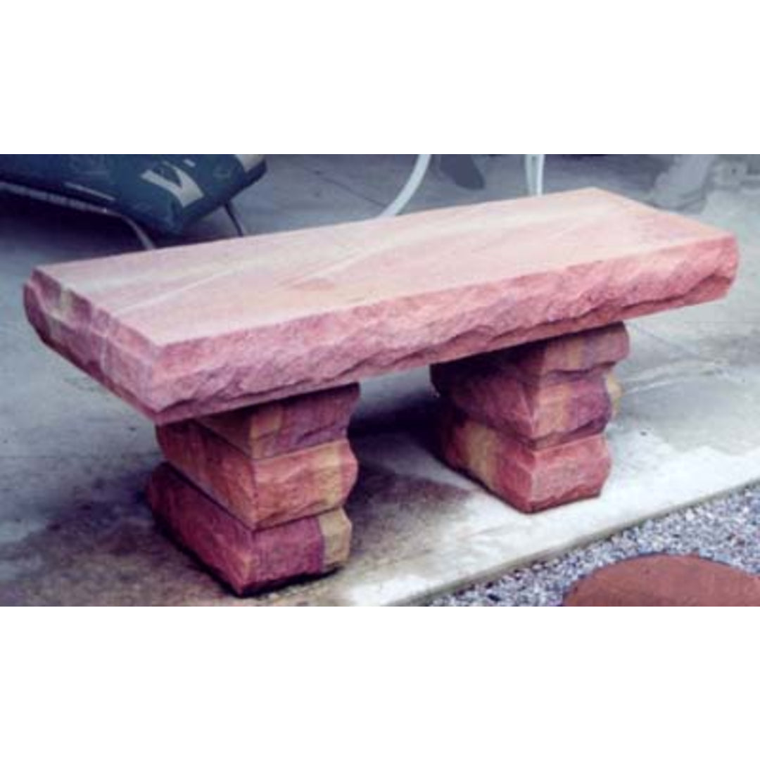 Sunset Sandstone Bench