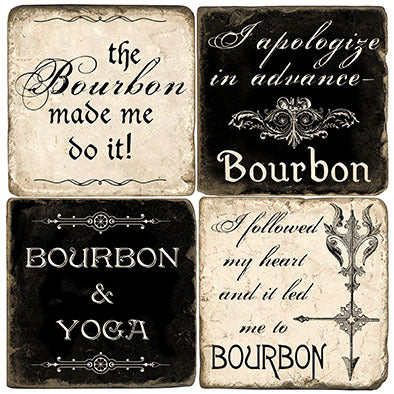 The Bourbon Coasters - Set of 4