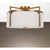 Colfax Brass 3 Light Semi Flush