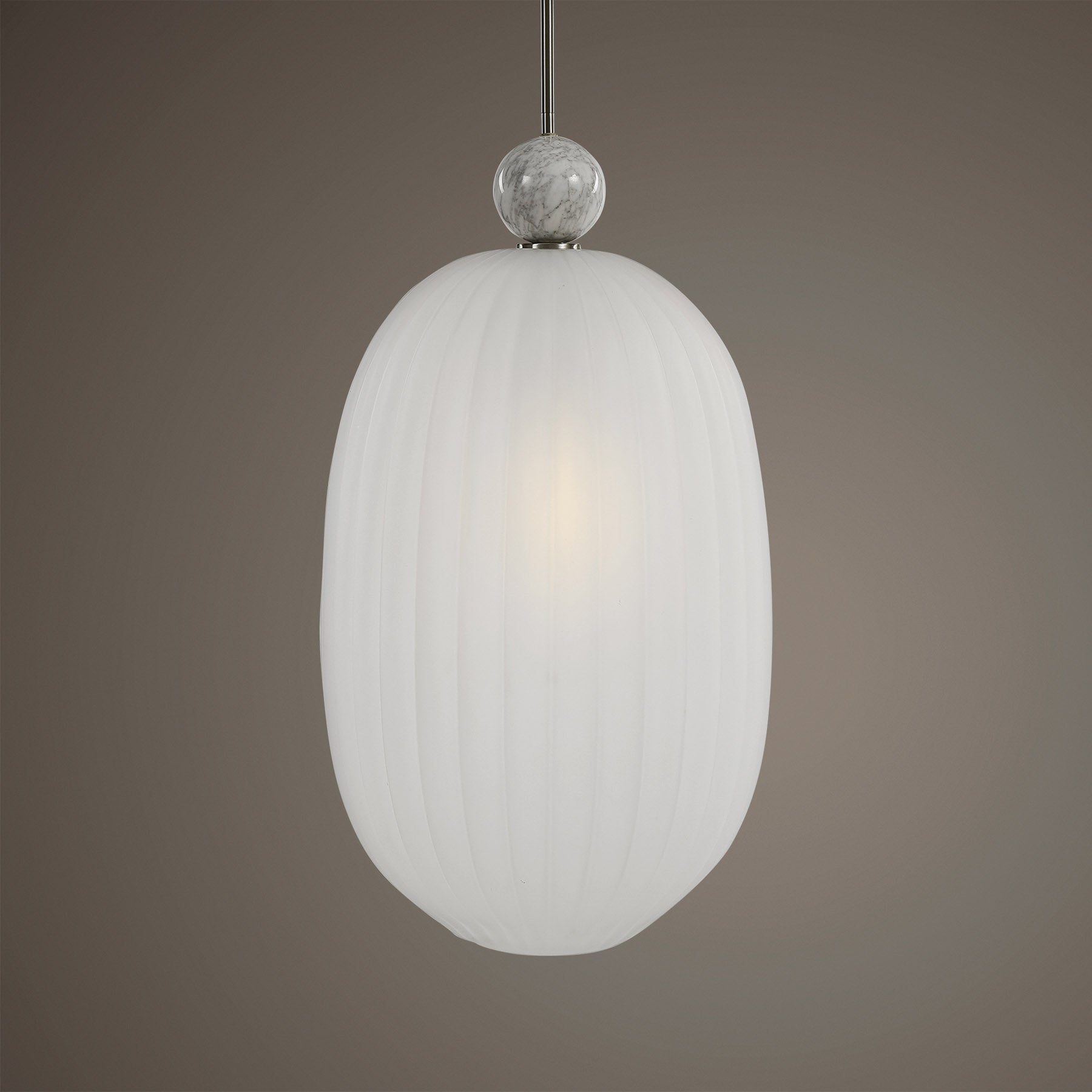 Crme Oversized 1 Light Pendant