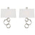 Deseret Nickel 2 Light Sconce S/2