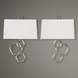 Deseret Nickel 2 Light Sconce S/2
