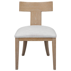 Idris Armless Chair Natural