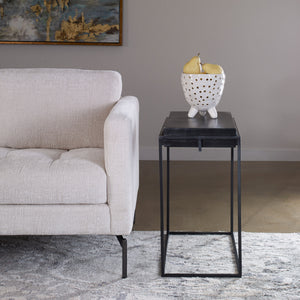 Telone Modern Black Side Table