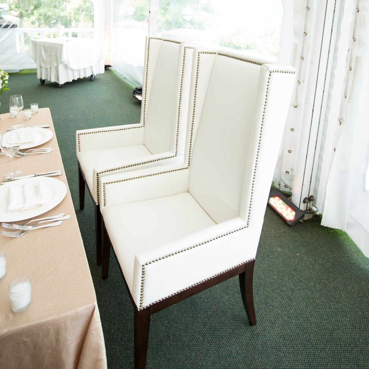 White Alice - Wingback Chairs